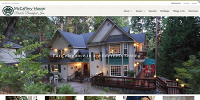 website design for bed and breakfast inns, chamber of commerce, boutique hotels, restaurants, etc.!