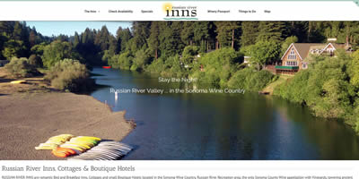 website design for bed and breakfast inns, chamber of commerce, boutique hotels, restaurants, etc.!