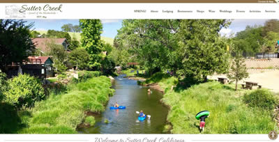 sutter creek tourism - lodging, restaurants, shopping and more